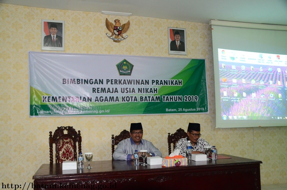 Kantor Kementerian Agama Kota Batam Menggelar Kegiatan Bimbingan Pra Nikah Remaja Usia Nikah