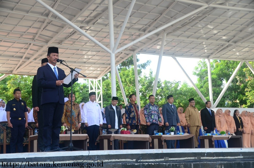 Upacara Hari Amal Bakti Kementerian Agama ke 74 Tingkat Kota Batam