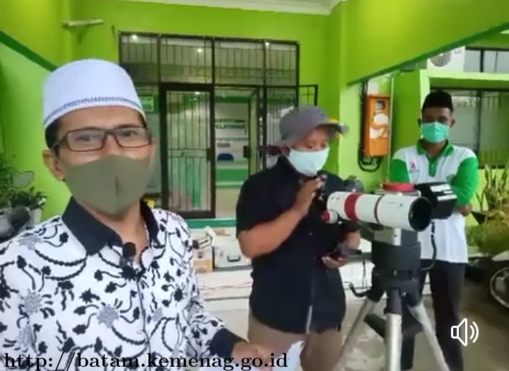 Pemantauan Hilal Di Batam Terkendala Cuaca