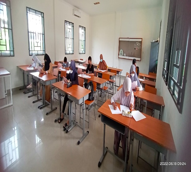 MTsN 2 Batam melaksanakan Seleksi KSM Tingkat Madrasah