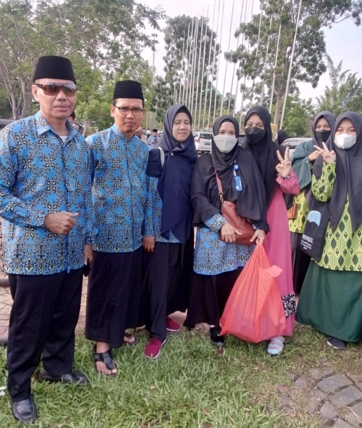 TPQ Nurul Hikmah Tanjung Uma Hadiri Upacara Hari Santri Nasional Tahun 2022