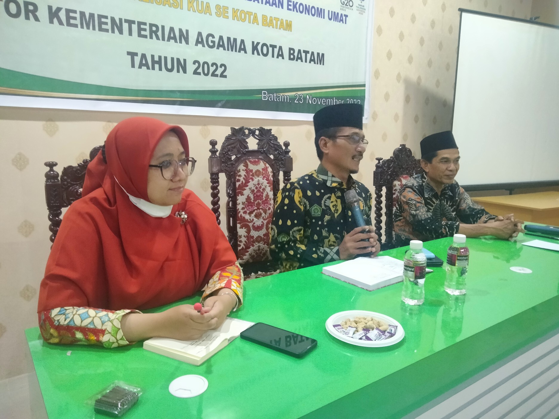 Kemenag Batam Gelar  Penguatan Moderasi Beragama dan Pemberdayaan Ekonomi Umat.