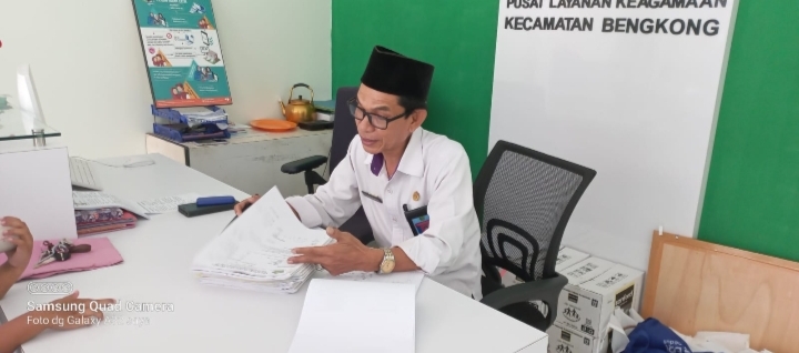 Demi Tertib Administrasi, Seksi Bimas Islam Monev ke KUA  Kecamatan Bengkong 