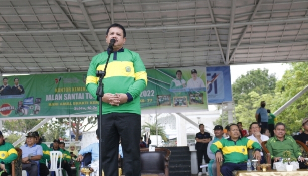 Hadiri Jalan Santai Toleransi di Batam, Mahbub Daryanto Apresiasi Umat Beragama Hidup Rukun dan Damai