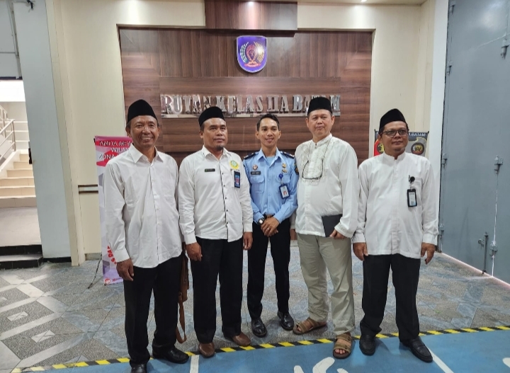 Lakukan Koordinasi dengan Rutan Kelas 2A Batam, Pokjaluh Sampaikan Waktu dan Materi Pembinaan