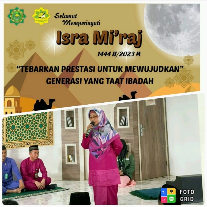 MA USB Filial MAN Batam Memperingati Isra' Mi'raj 1444 Hijriyah