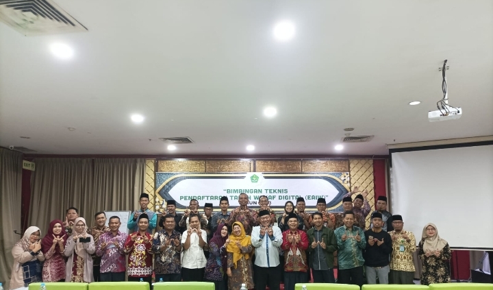 Bimtek Pendaftaran Tanah Wakaf Digital (EAIW) Implementasi Program Prioritas Kemenag