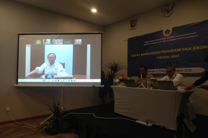 Rakor Puslitbang Penda di Batam, Karo Ortala Paparkan Struktur Organisasi Badan Moderasi