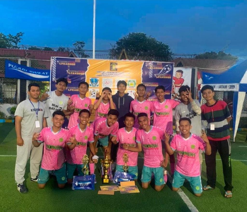 Tim Futsal MA USB Filial MAN Batam Raih Juara 1 Turnamen LPKA Tahun 2023
