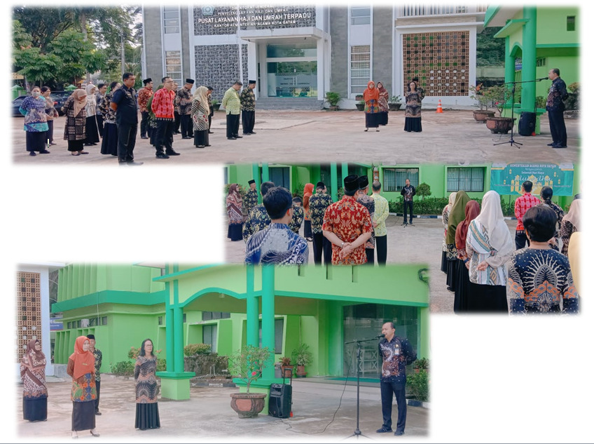 Dalam bekerja Melayani Masyarakat dan Pekerjaan Sosial kita harus Syukuri, Jalankan dan Nikmati untuk mencapai ikhlas sesuai slogan Kementerian Agama