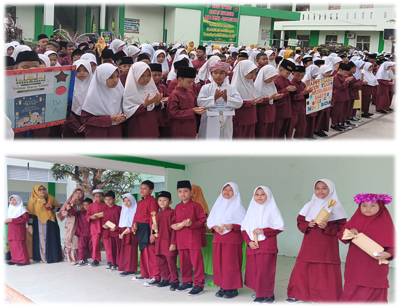 MIN 2 Batam Menyembut Tahun Baru Islam 1445 Hijriyah dengan Pawai Ta’aruf