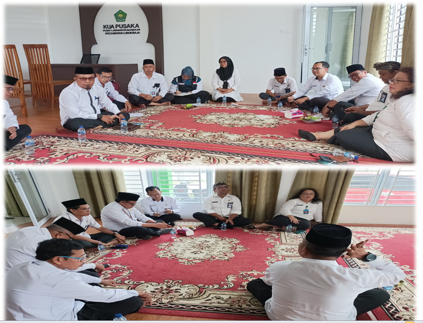Kasi Bimas Islam Kementerian Agama Kota Batam berserta Tim melaksankan rapat persiapan pembentukan Kampung Moderasi Beragama.