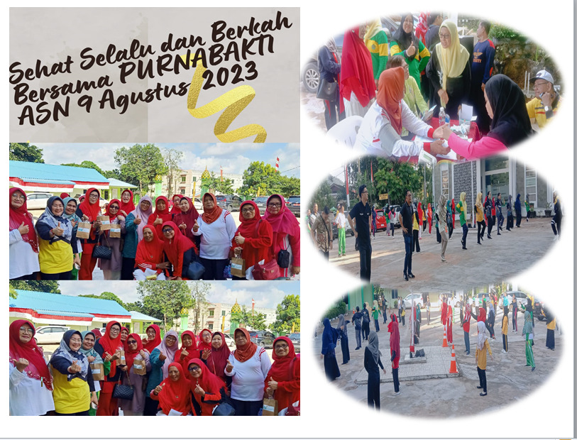 Senam Jantung Sehat Bersama Purna Bakti Kementerian Agama Kota Batam.