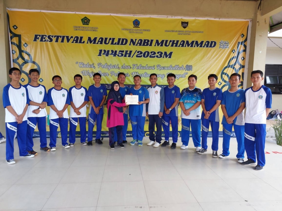 Ikuti Berbagai Macam Kejuaraan MAN Batam Kembali Raih Prestasi Bidang Non Akademik
