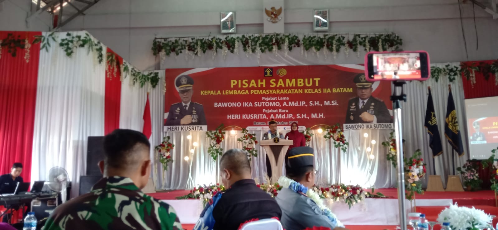 Kemenag Hadiri Pisah Sambut Kepala Lapas Kelas II A Batam