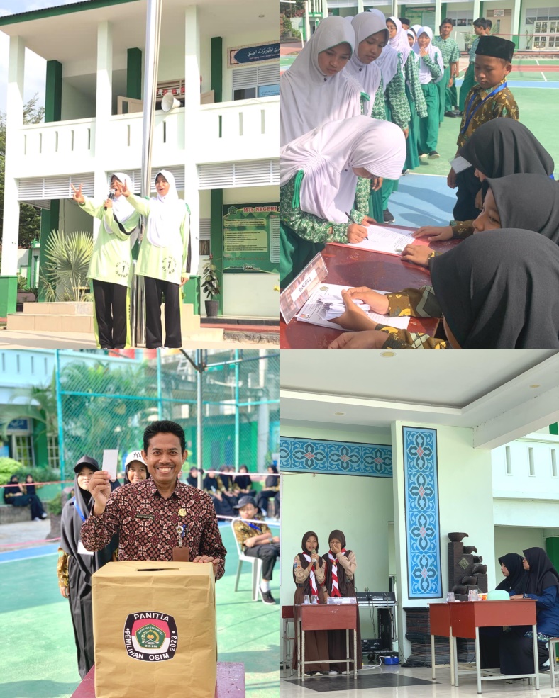 Implementasi P5P2RA, MTsN 1 Batam laksanakan Pesta Demokrasi, Pemilihan Ketua dan Wakil Ketua OSIM