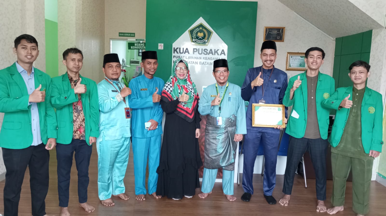Usai Sudah Mahasiswa STAI Ibnu Sina Batam Magang Di KUA Kec. Batam Kota