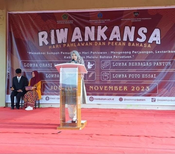 MAN Batam Gelar Peringatan Hari Pahlawan dan Pekan Bahasa dengan Mengangkat Tema