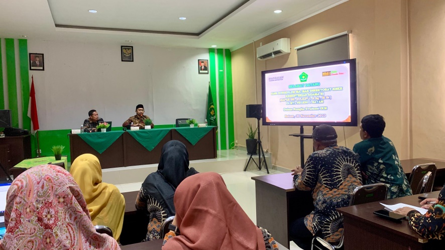 MTsN 1 Batam Mendapat Kunjungan dari Subkoordinator Kurikulum MA/MAK Direktorat KSKK Madrasah Kementerian Agama Republik Indonesia
