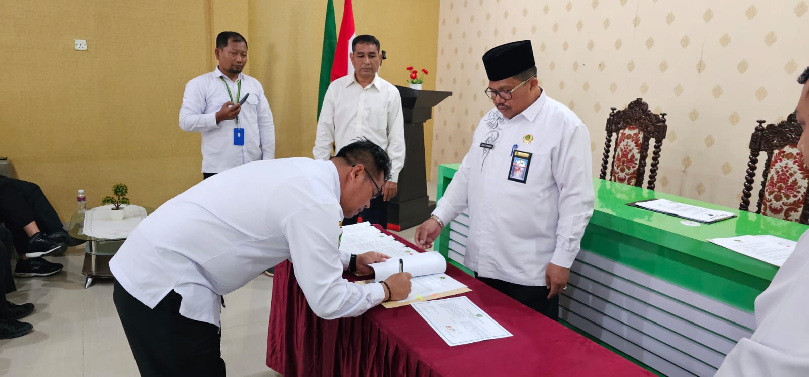 Kepala MAN IC Batam Tandatangani Perkin 2024  