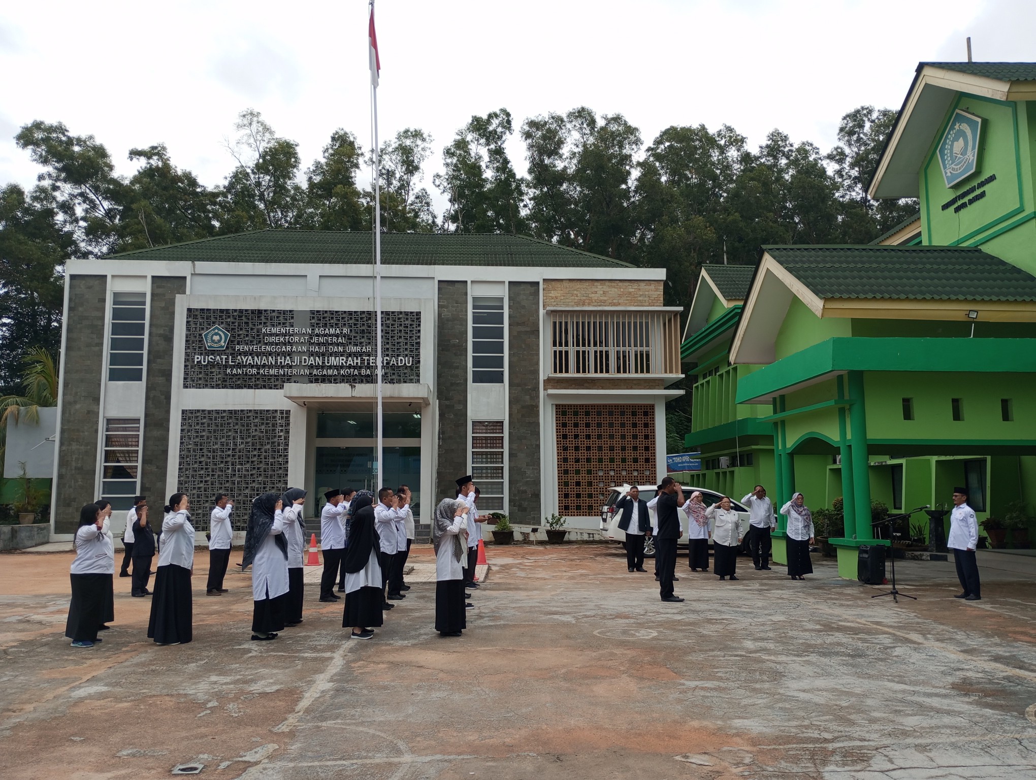 Pagi ini, Kasi Bimas Islam Kankemenag Kota Batam Pimpin Apel