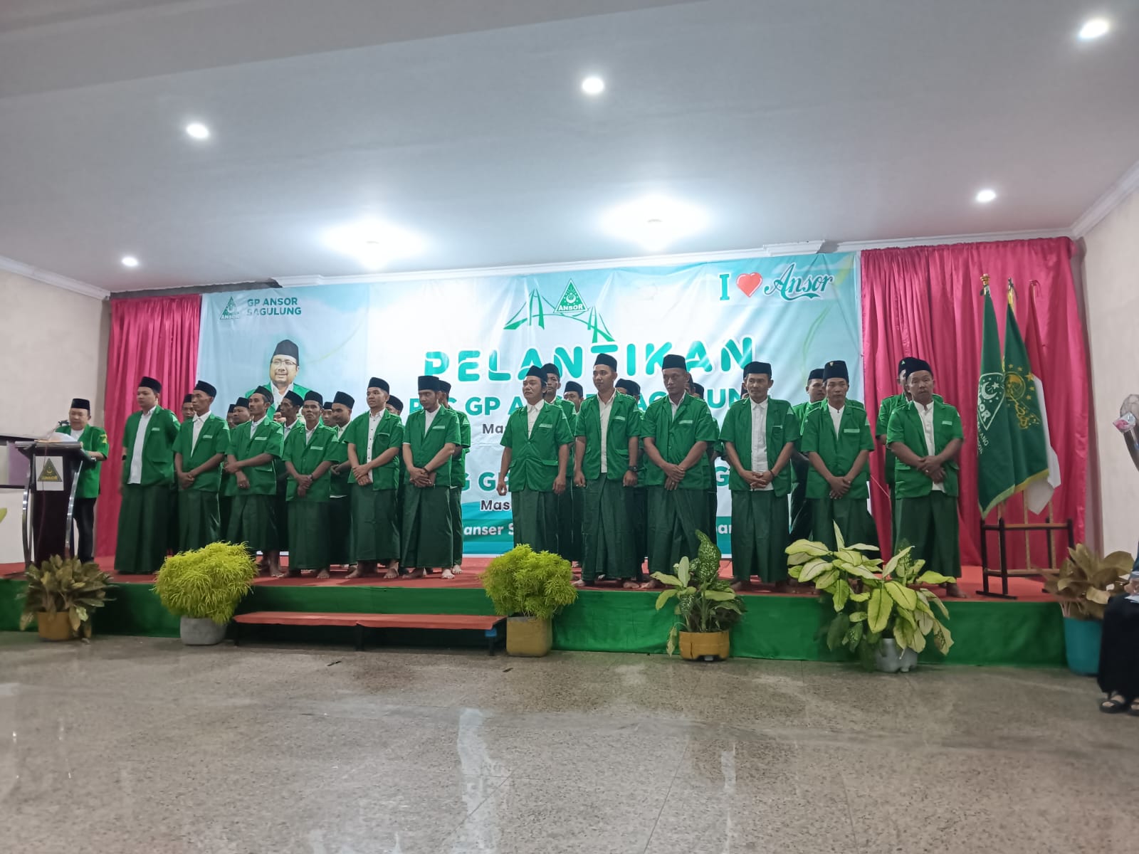 Kepala KUA Sagulung Hadiri Pelantikan Pengurus PAC GP Ansor Kecamatan Sagulung