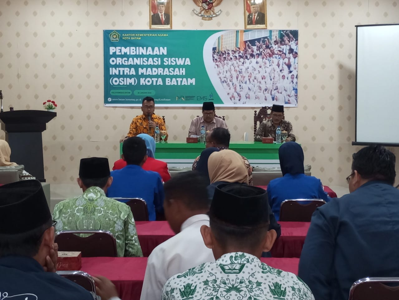 Kakankemenag Kota Batam Beri Arahan Pada Pembinaan OSIM MTs dan MA Se-Kota Batam