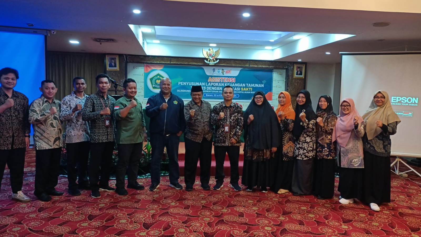 5 Pegawai Kankemenag Kota Batam Ikuti Kegiatan Asistensi Penyusunan Laporan Keuangan Tahunan 
