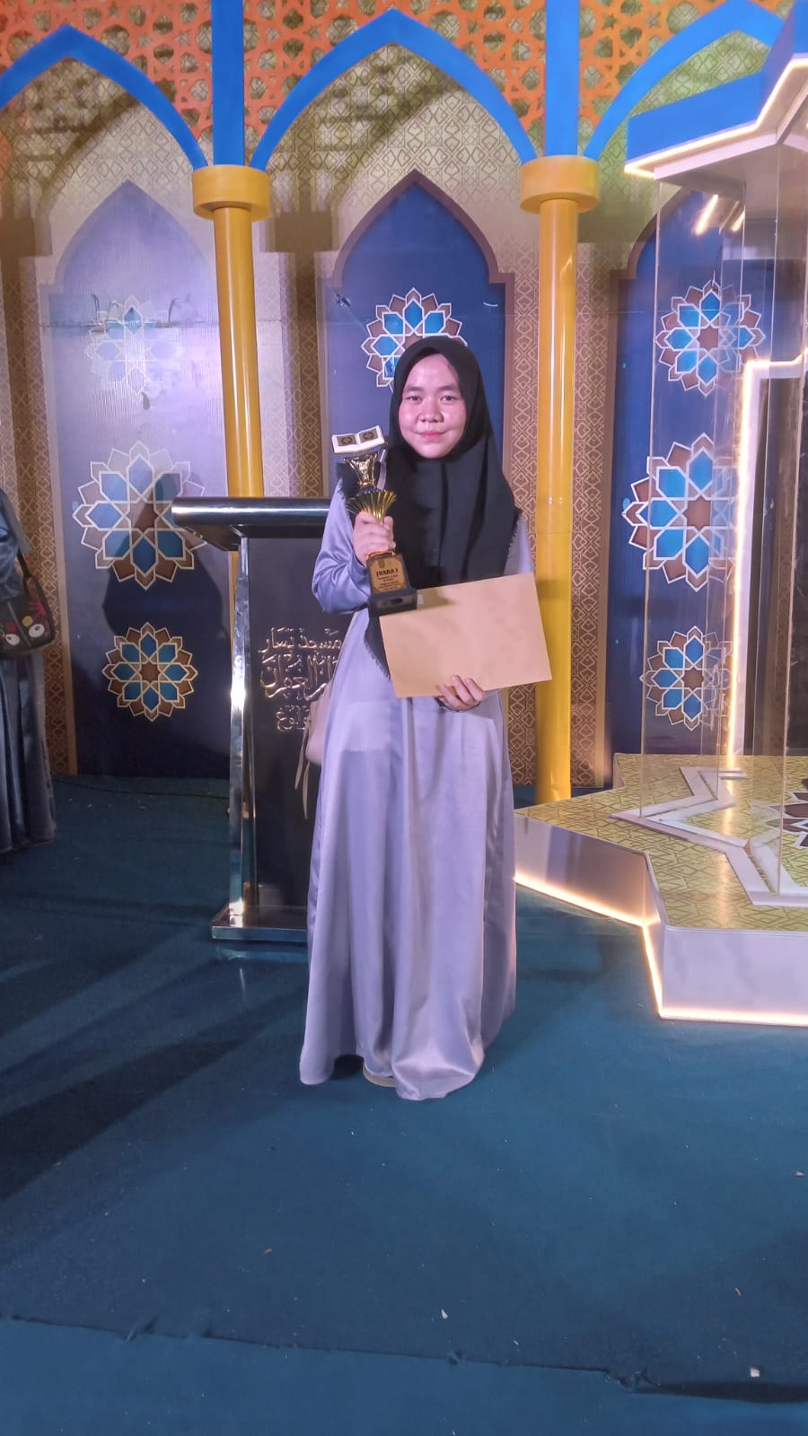 Satu Lagi Siswa MTsN 2 Batam, Na'ilah Nadhirah Berhasil Melaju ke tingkat Kota Batam Pada MTQH XXXII