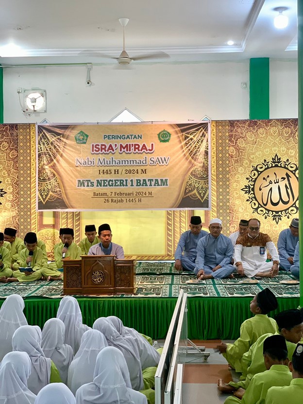 MTsN 1 Batam Peringati Isra Mi’raj Nabi Muhammad SAW