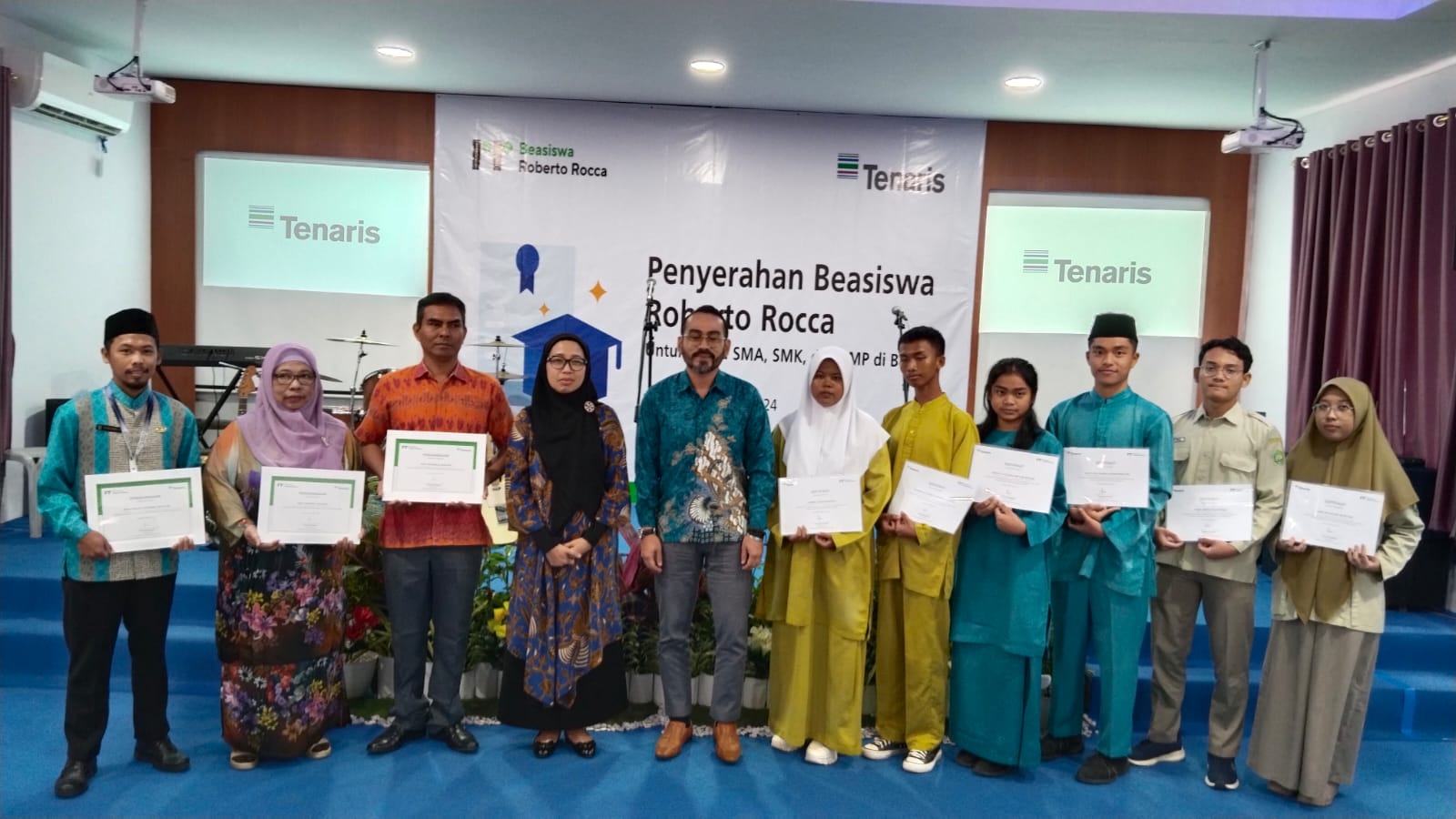 PT. Tenaris Serahkan Beasiswa Prestasi untuk Siswa MAN IC Batam