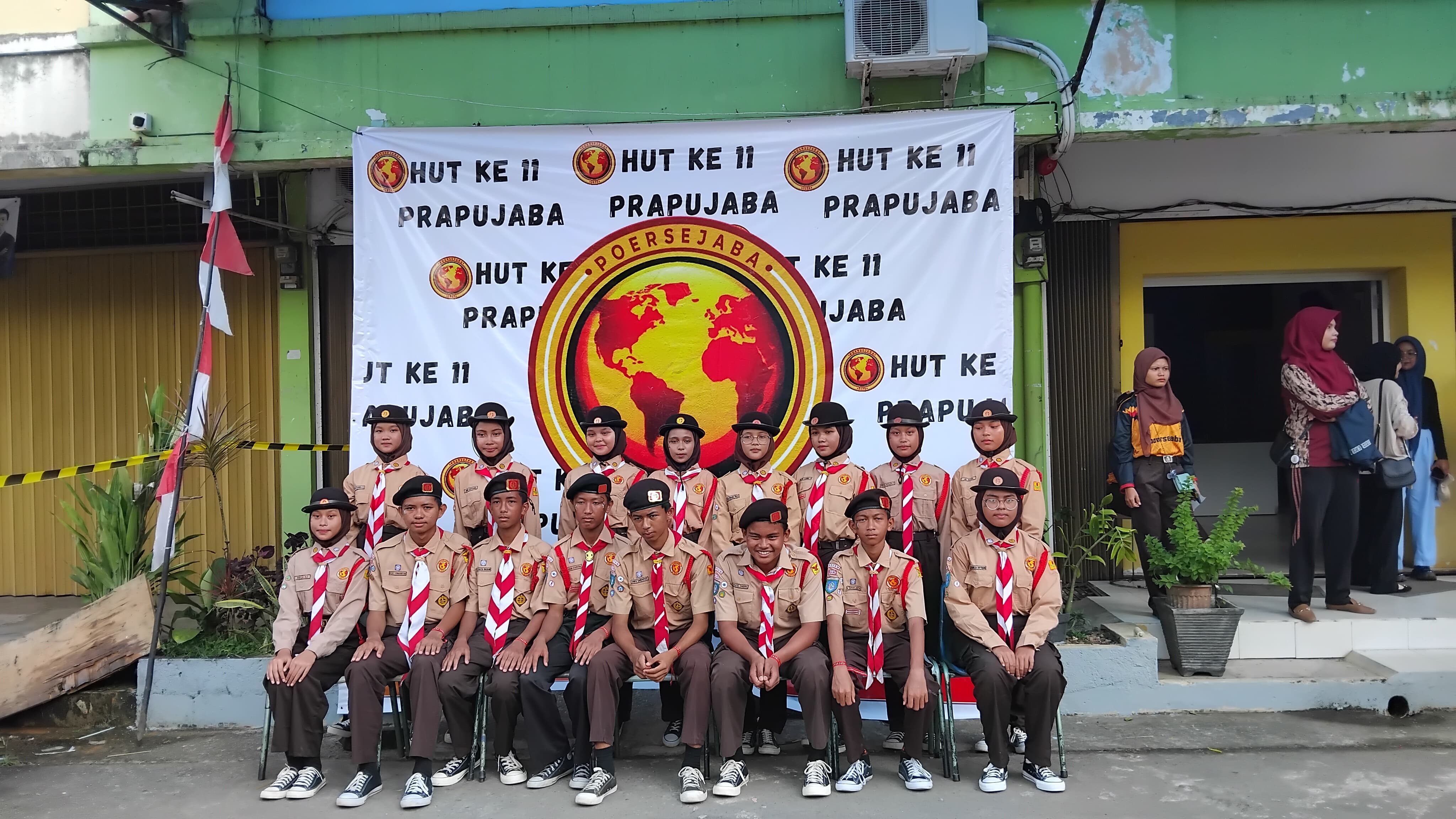 Pramuka MTsN 2 Batam Ikut Berpartisipasi Dalam POERSEJABA