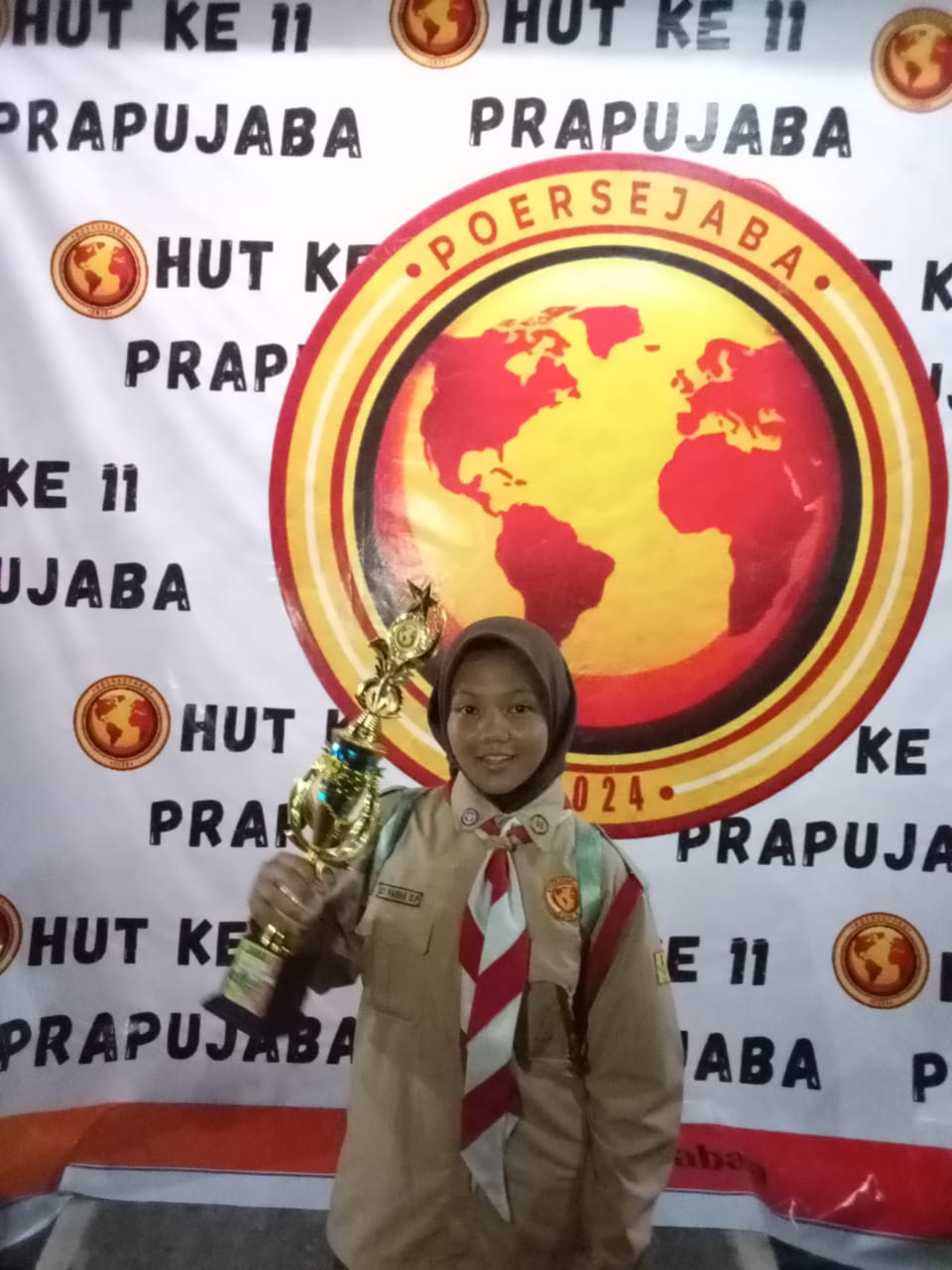 Pramuka MTsN 2 Batam Memborong Tiga Piala Dalam POERSEJABA