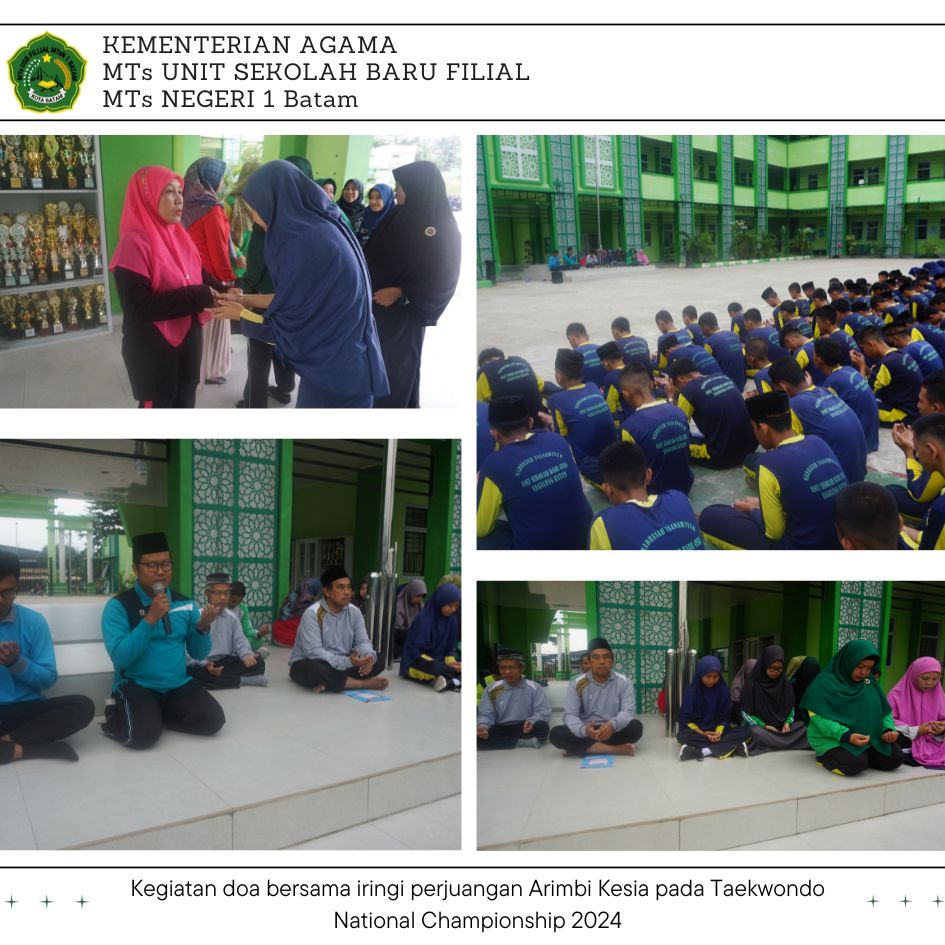 Doa Bersama Iringi Perjuangan Arimbi Kesia Hanum S. Moyo Pada Even Taekwondo National Championship 2024