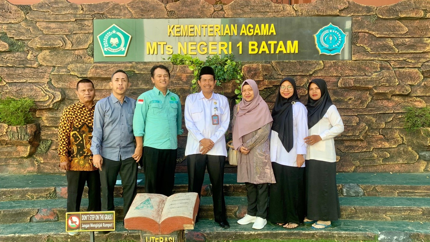 MTsN 1 Batam Mendapat Kunjungan dari Biro Keuangan dan BMN Kementerian Agama Republik Indonesia 