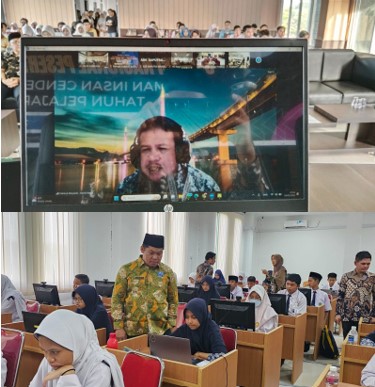 Diikuti Ribuan Peserta, Kakanwil Kemenag Kepri Buka Pelaksaan Ujian CBT Masuk MAN IC Batam TP 2024/2025