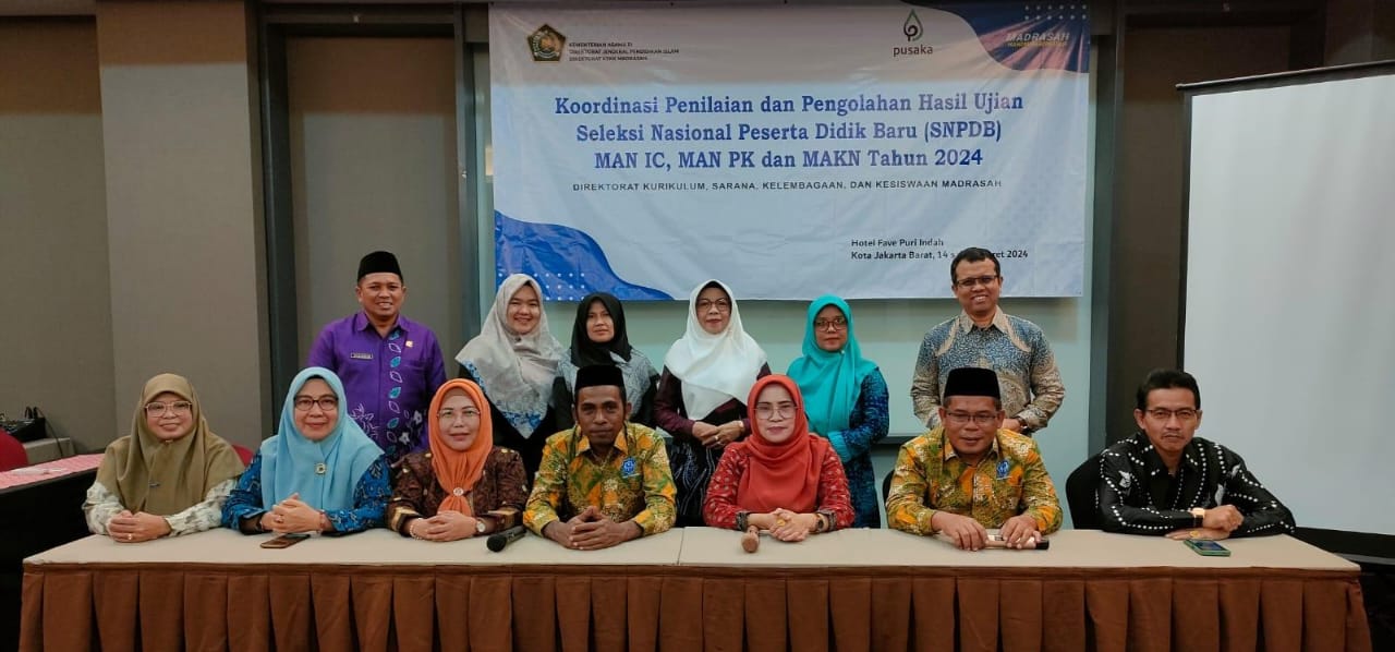Kepala MAN Batam Hadiri Koordinasi Penilaian dan Pengolahan Hasil Ujian SNPDB