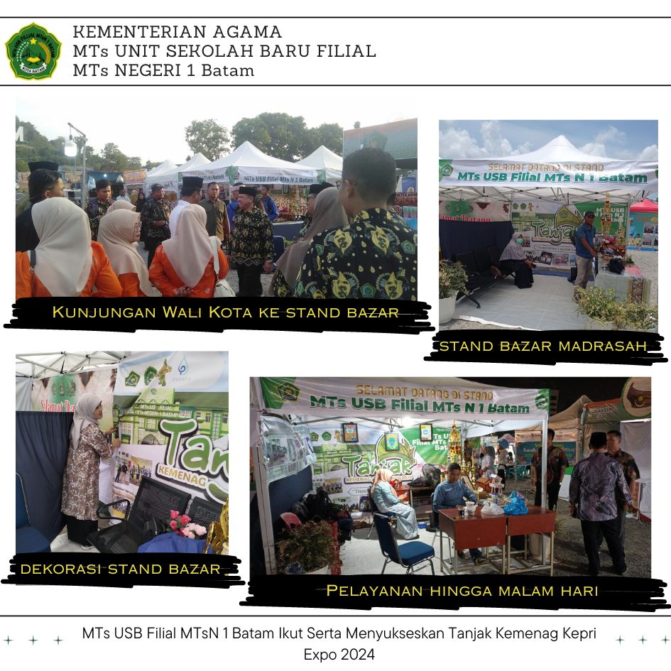 MTs USB Filial MTsN 1 Batam Kembali Ikut Sukseskan Tanjak Kemenag Expo 2024