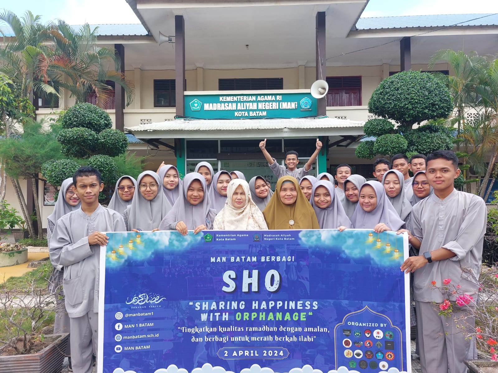Perdana, MAN Batam Gelar Bakti Sosial Bertajuk SHO di Lima Panti Asuhan Pada Ramadhan 2024