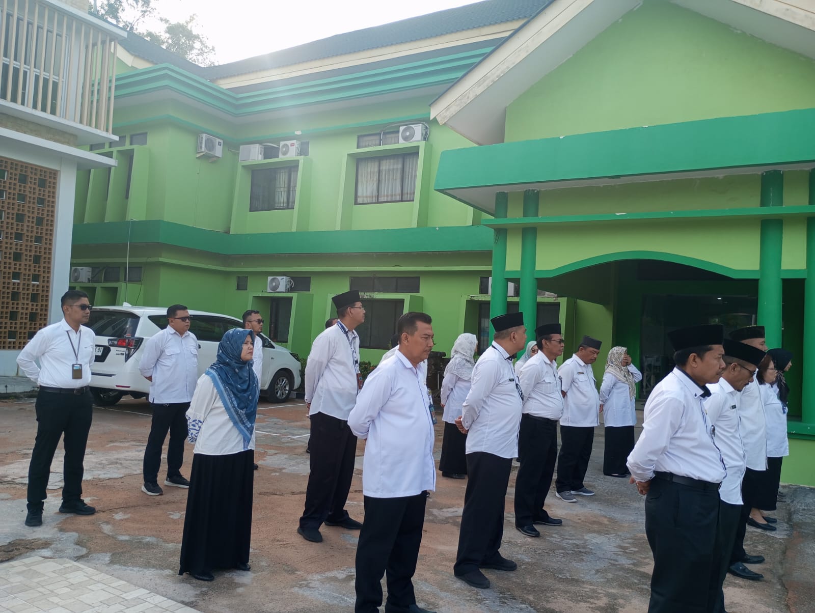 Kepala MAN Batam Ikuti Kegiatan Apel Pagi dan Halal Bihalal Bersama Kakankemenag Kota Batam