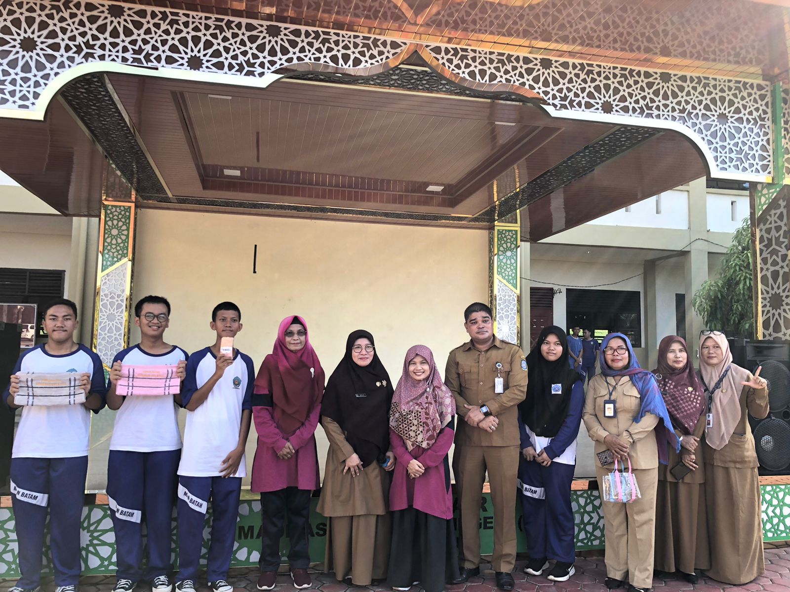 MAN Batam Terima Kunjungan Sosialisasi Perpustakaan Muhammad Sani Kota Batam