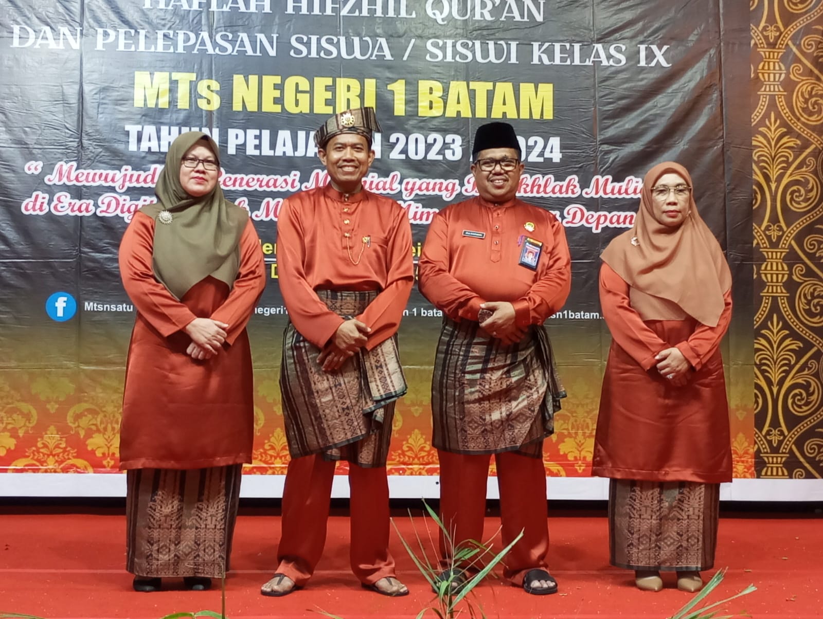 Hadiri Pelepasan MTsN 1 Batam, Kakankemenag Kota Batam, Zulkarnain Pesan Ini ke Siswa/Siswi