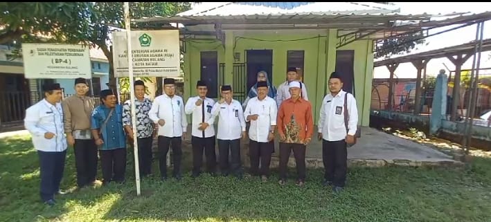 Kasi Bimas Islam Beserta Jajaran Monev ke KUA Bulang