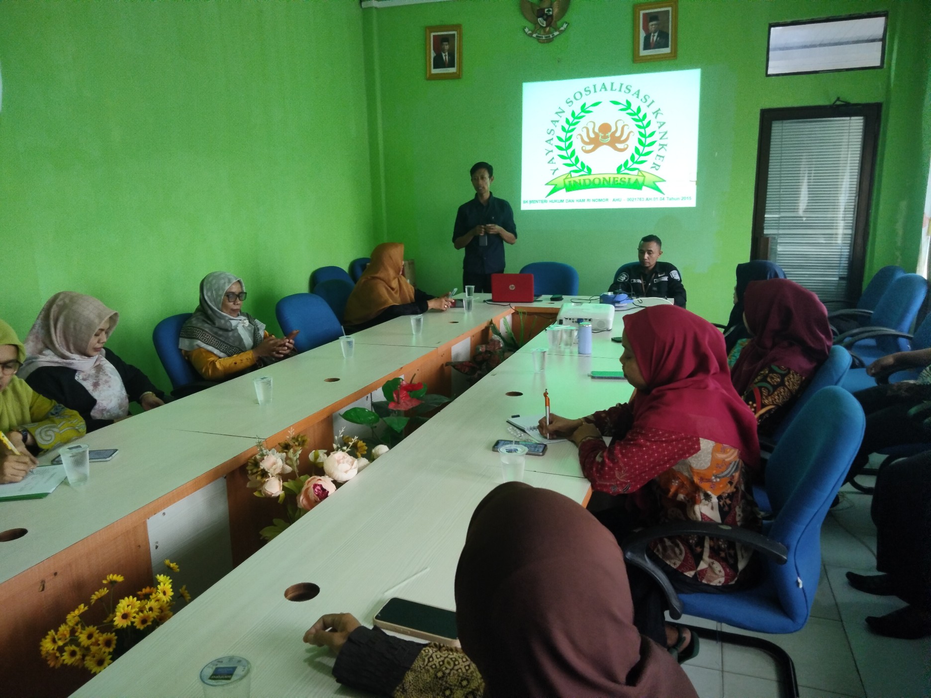 Yayasan Sosialisasi Kanker Indonesia Berikan Sosialisasi ke Puluhan Pegawai dan Honorer Kemenag Kota Batam