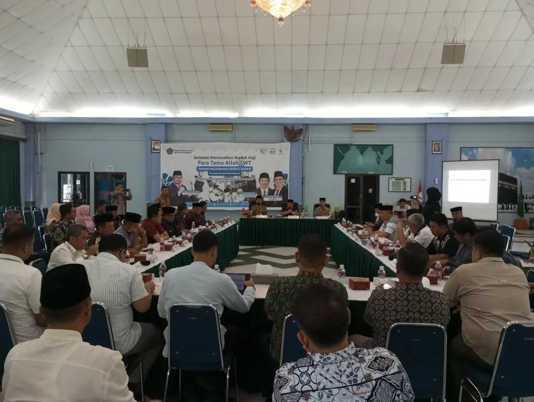 Kakankemenag Kota Batam Hadiri Rakor Masa Pemulangan Jamaah Haji Debarkasi Batam Tahun 1445 H/2024 M