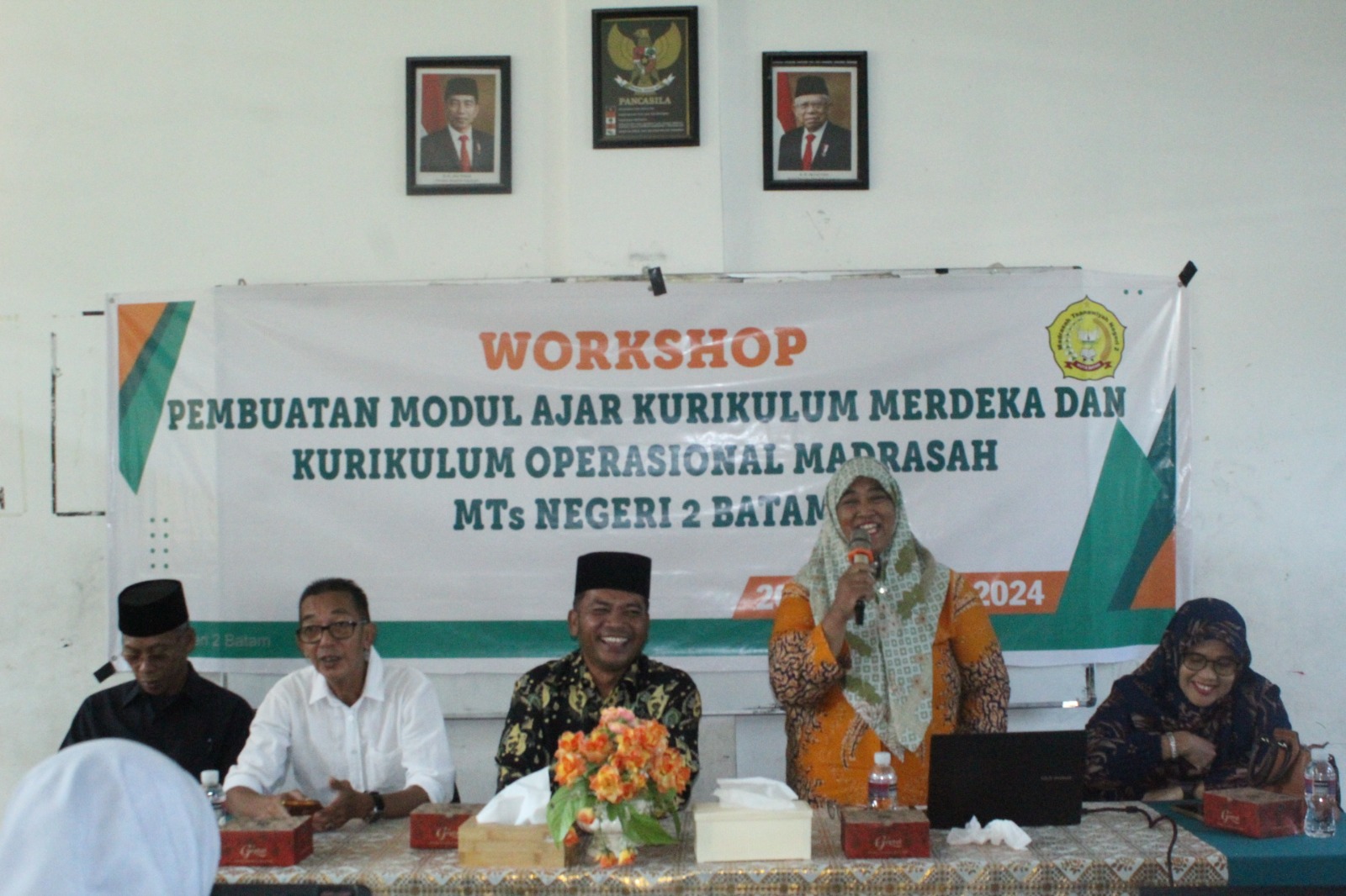 Workshop Pembuatan Modul Ajar Kurikulum Merdeka dan Kurikulum Operasional Madrasah Tsanawiyah Negeri 2 Batam