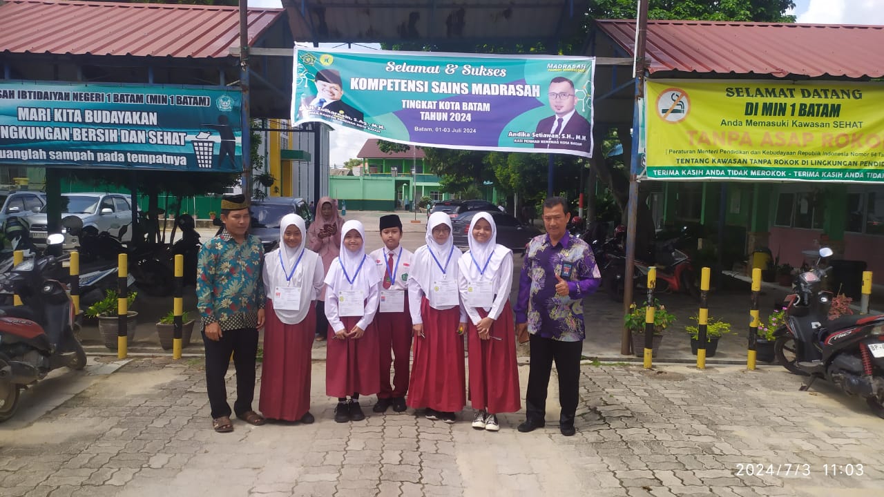 Siswa MIN 1 Batam Bersaing pada ajang Kompetisi Sains Madrasah (KSM) MI Tingkat Kota Tahun 2024