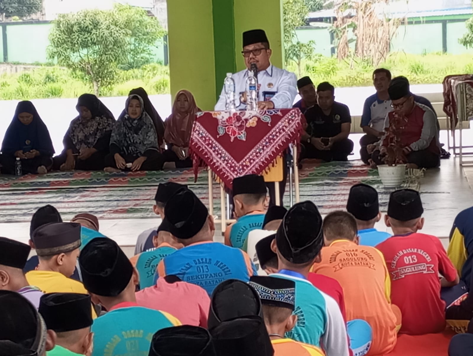 Zulkarnain Sampaikan Materi Moderasi Beragama Pada Kegiatan MATSAMA di MTs USB Filial MTsN 1 Batam