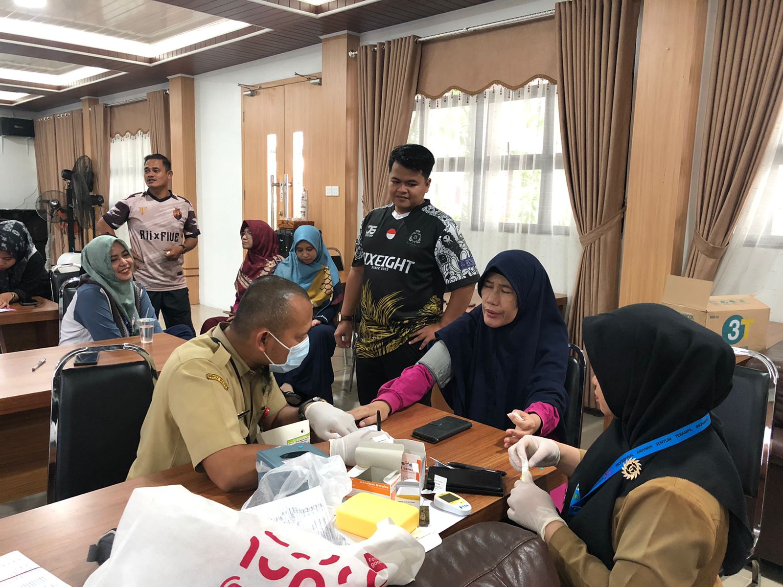 Puskesmas Sei Lekop Gelar Screening PTM IV A di MAN Batam