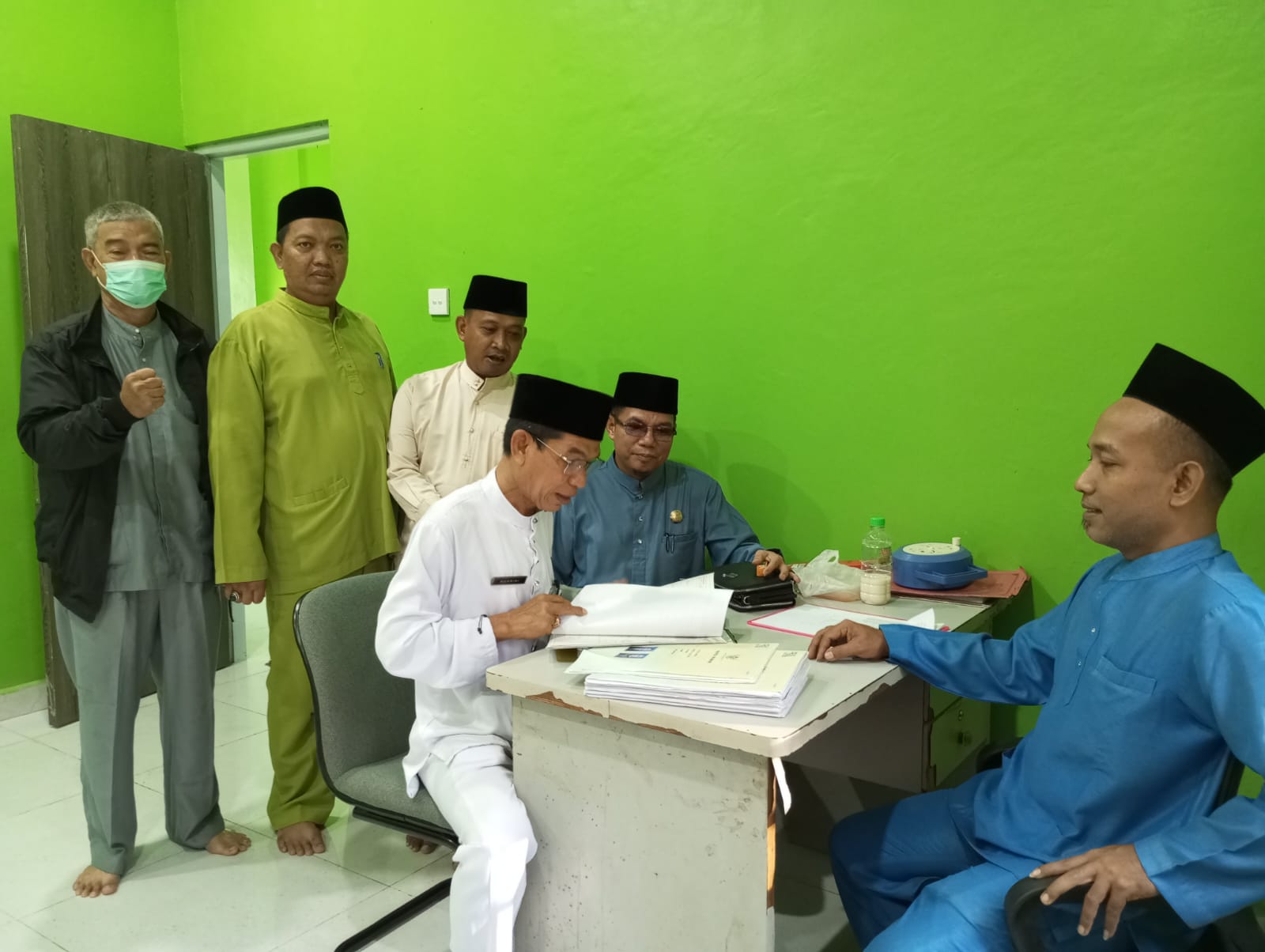 Masuki Triwulan II, Seksi Bimas Islam Kankemenag Kota Batam Lakukan Monev di KUA Sekupang